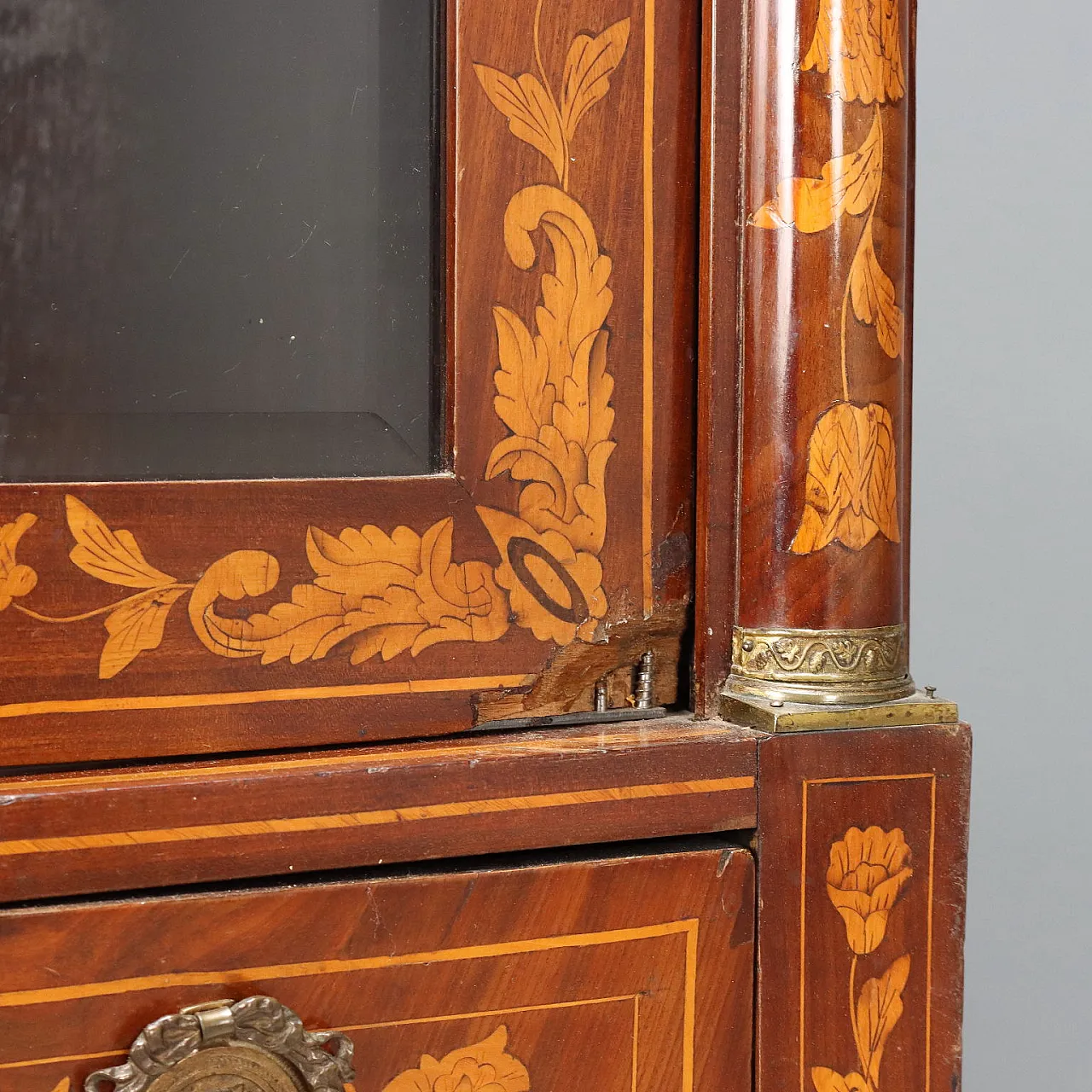 Dutch bookcase in mahogany, 19th century 7