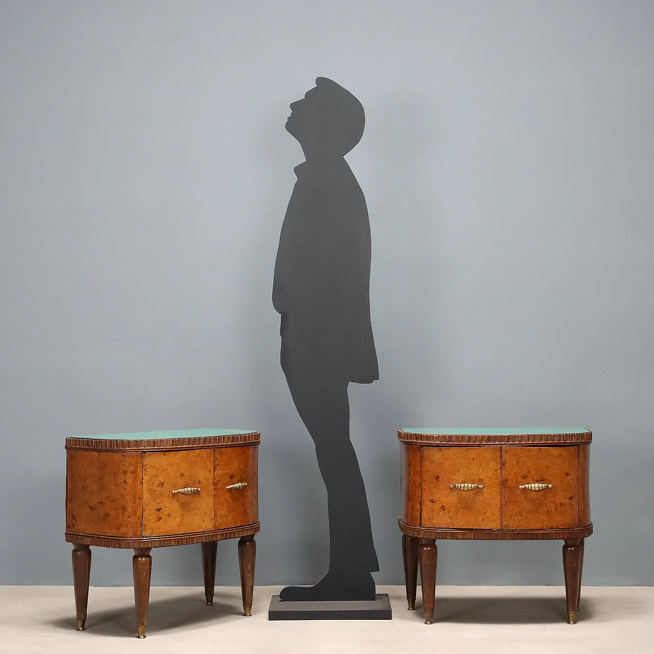 Pair of bedside tables, mid-20th century 3