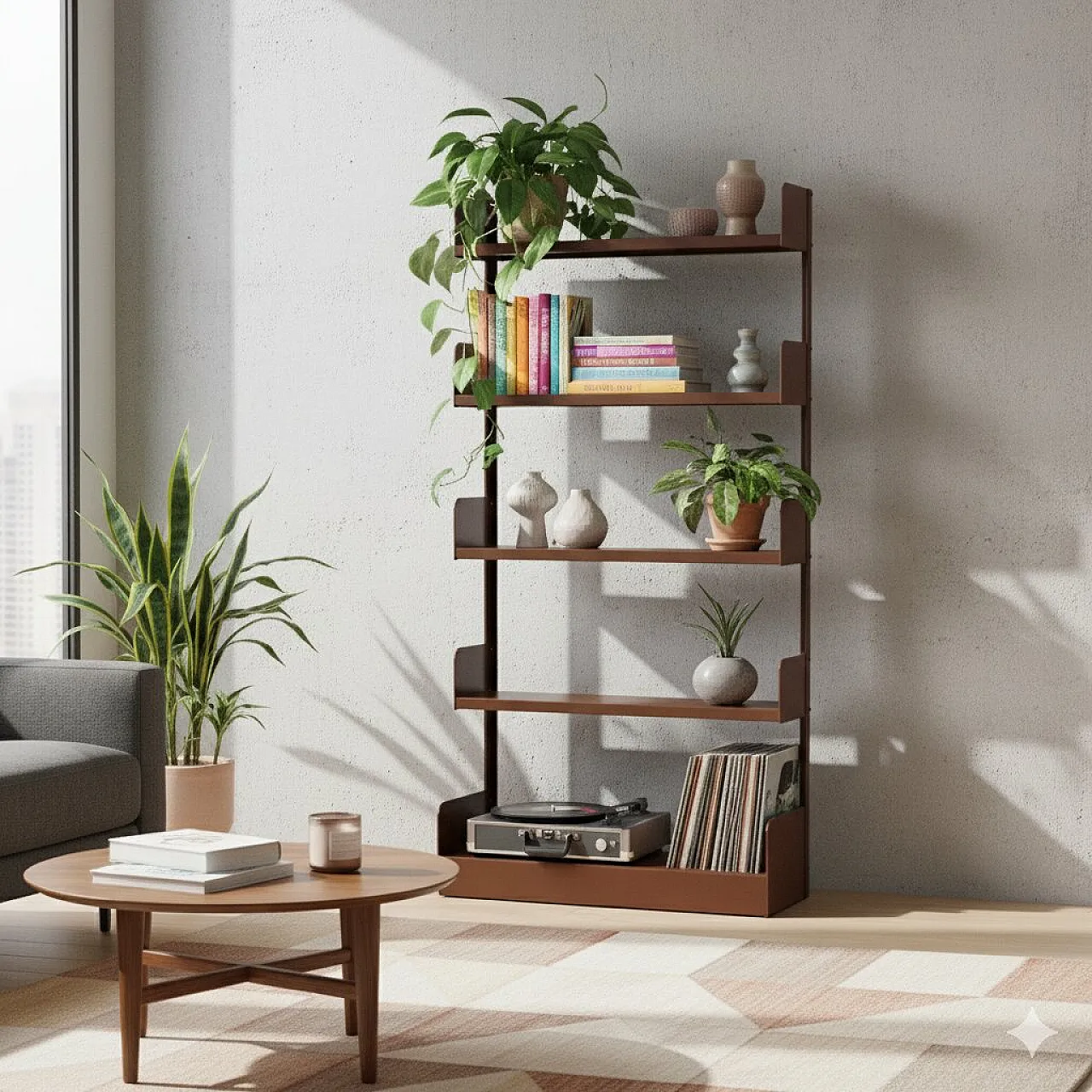 Libreria scaffale, anni '70 2