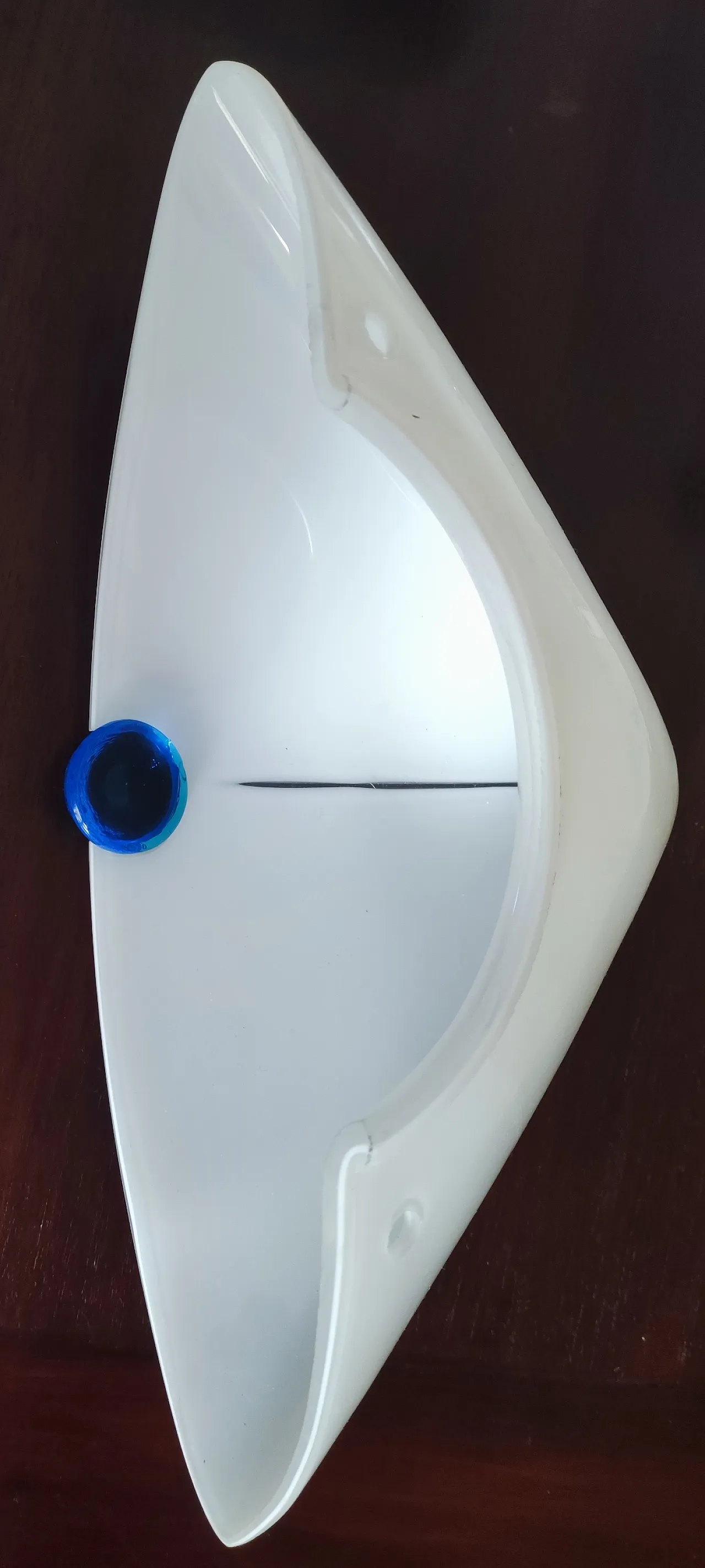 Lampada da parete De Majo in vetro di Murano, anni '70 1