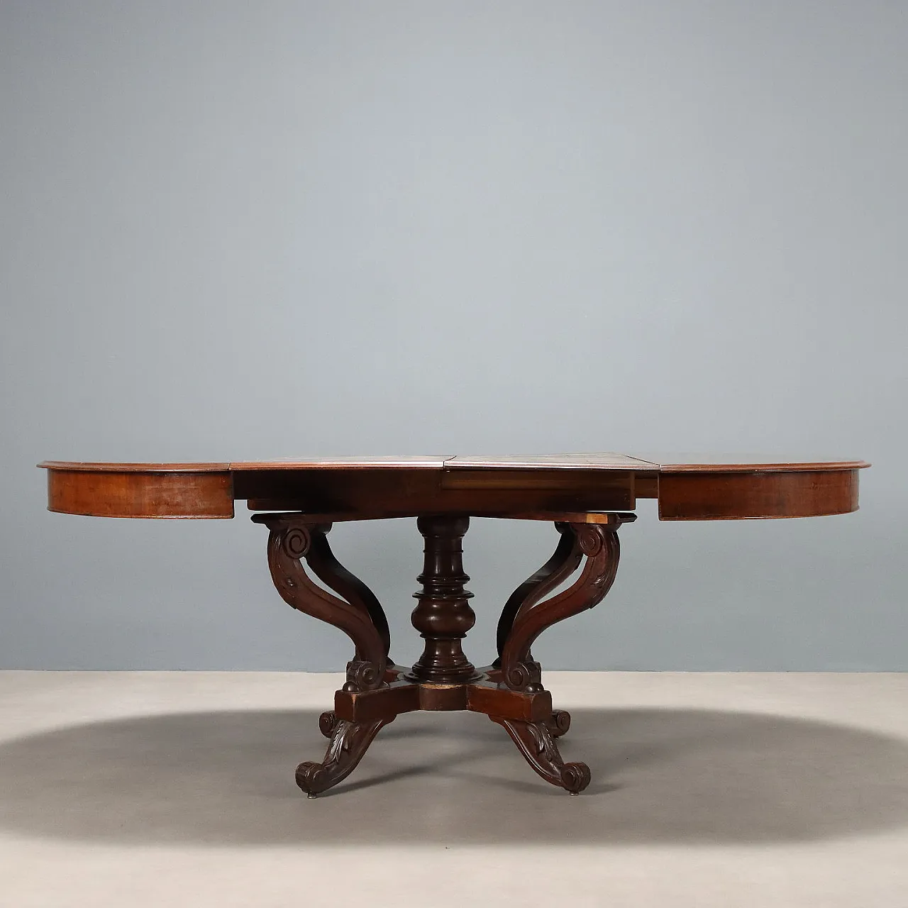 Tavolo a cestello in mogano, '800 6