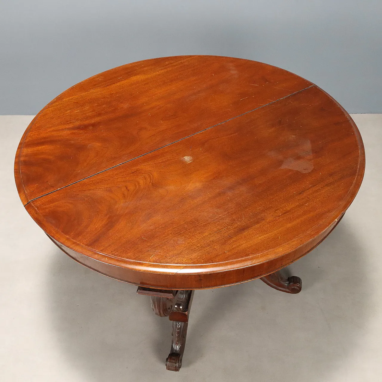 Tavolo a cestello in mogano, '800 7