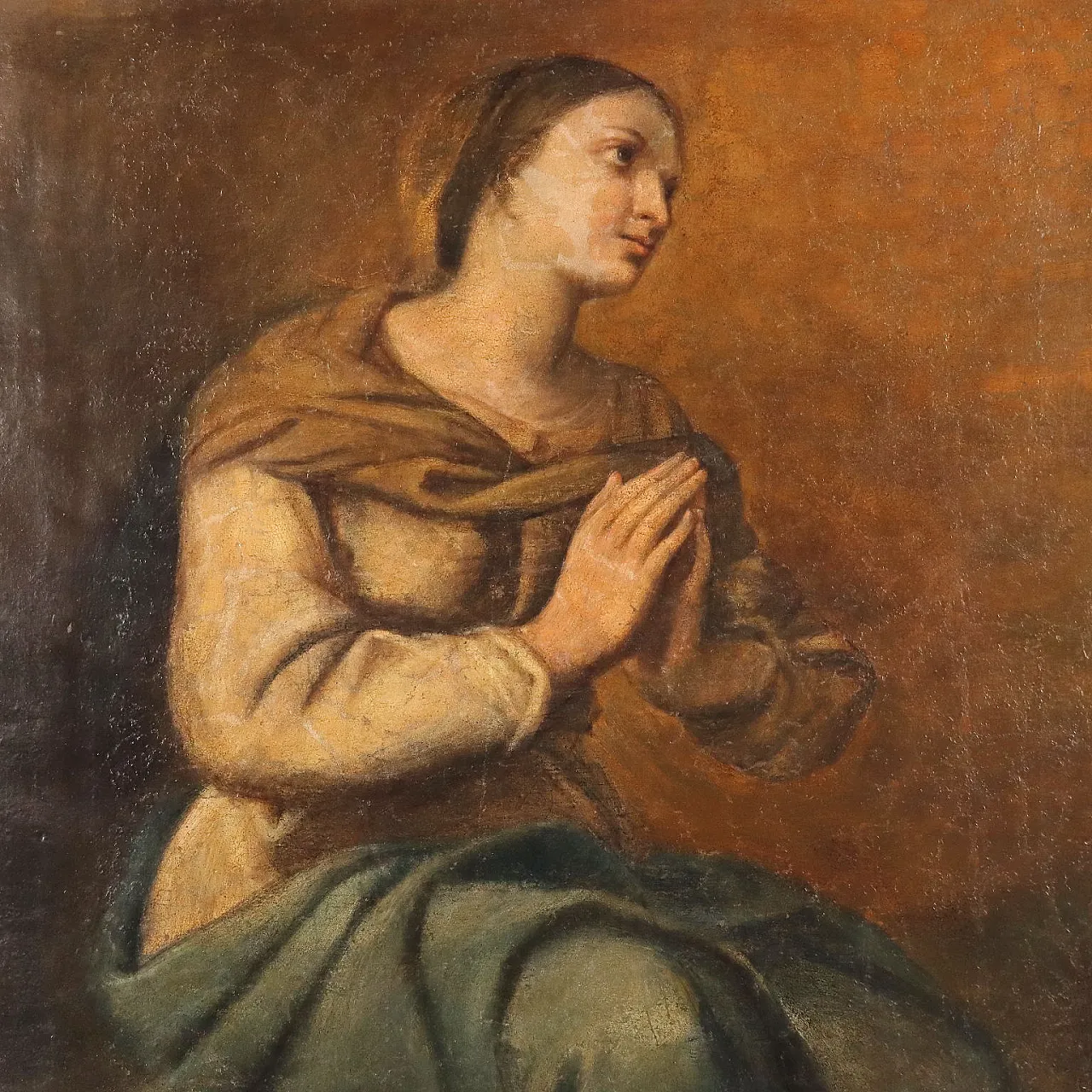Santa in Preghiera, olio su tela, '700 3