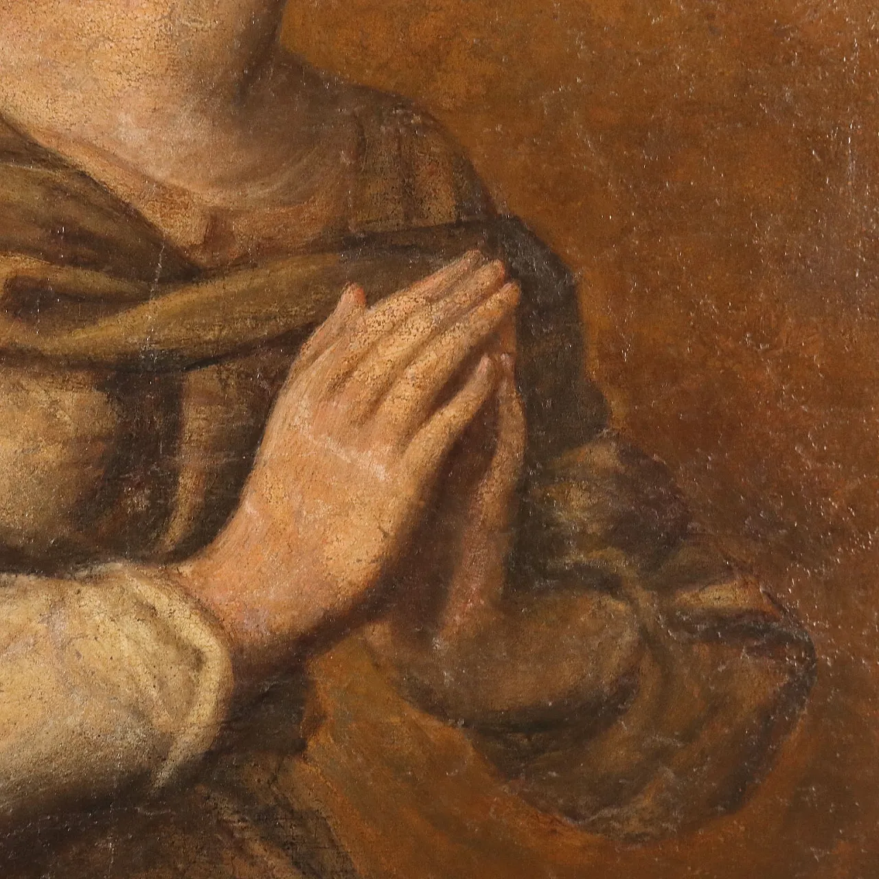 Santa in Preghiera, olio su tela, '700 5