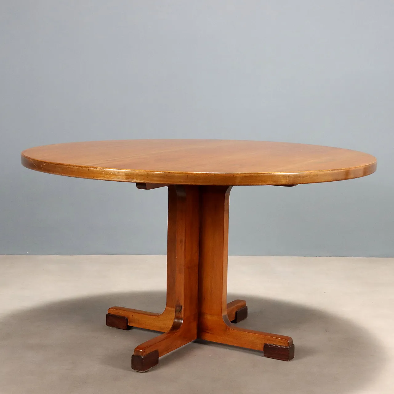 Tavolo da pranzo, in legno, anni '70 1