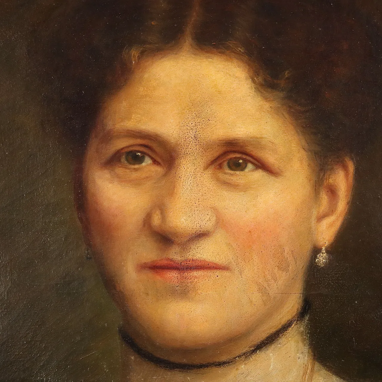 Francine Charderon, olio su tela con cornice, '800 4