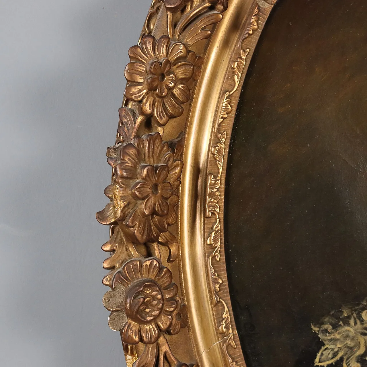 Francine Charderon, olio su tela con cornice, '800 10