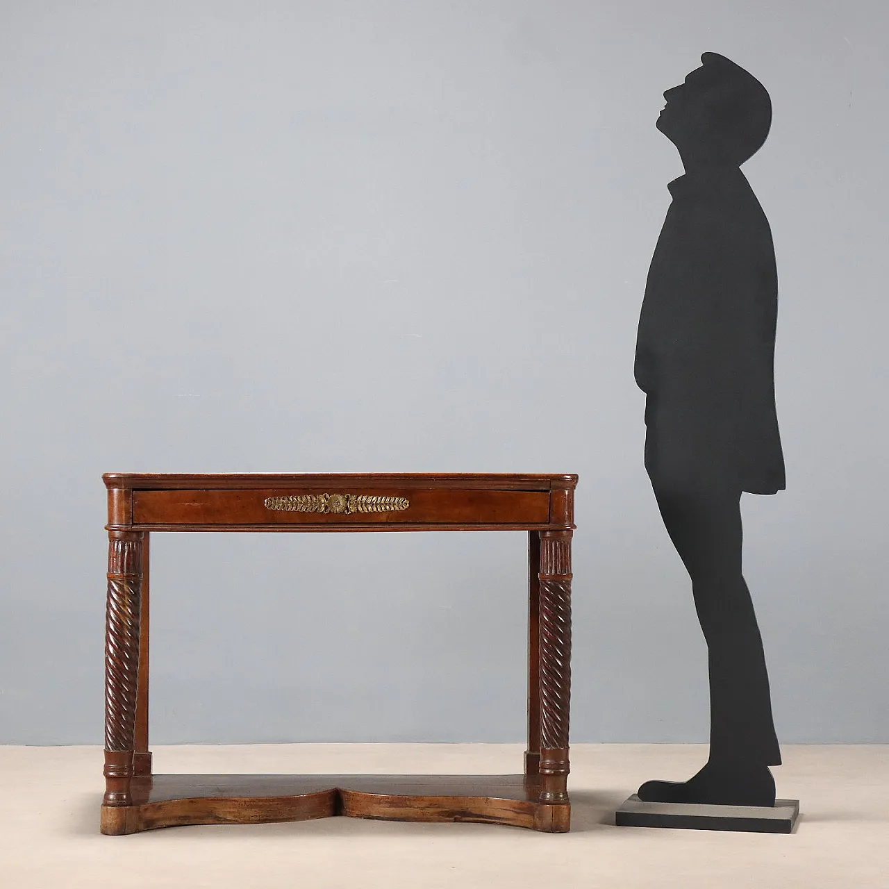 Consolle in noce, metà '800 3