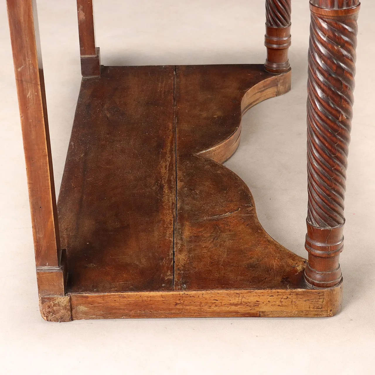 Consolle in noce, metà '800 7