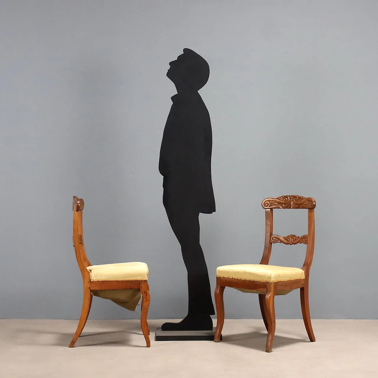 6 Sedie in noce, '800 3