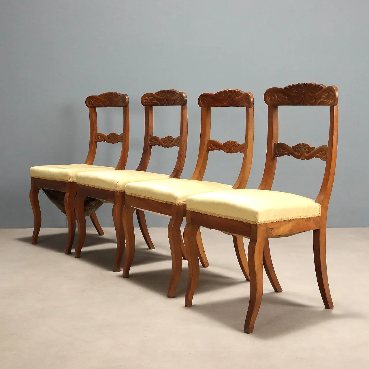 6 Sedie in noce, '800 4