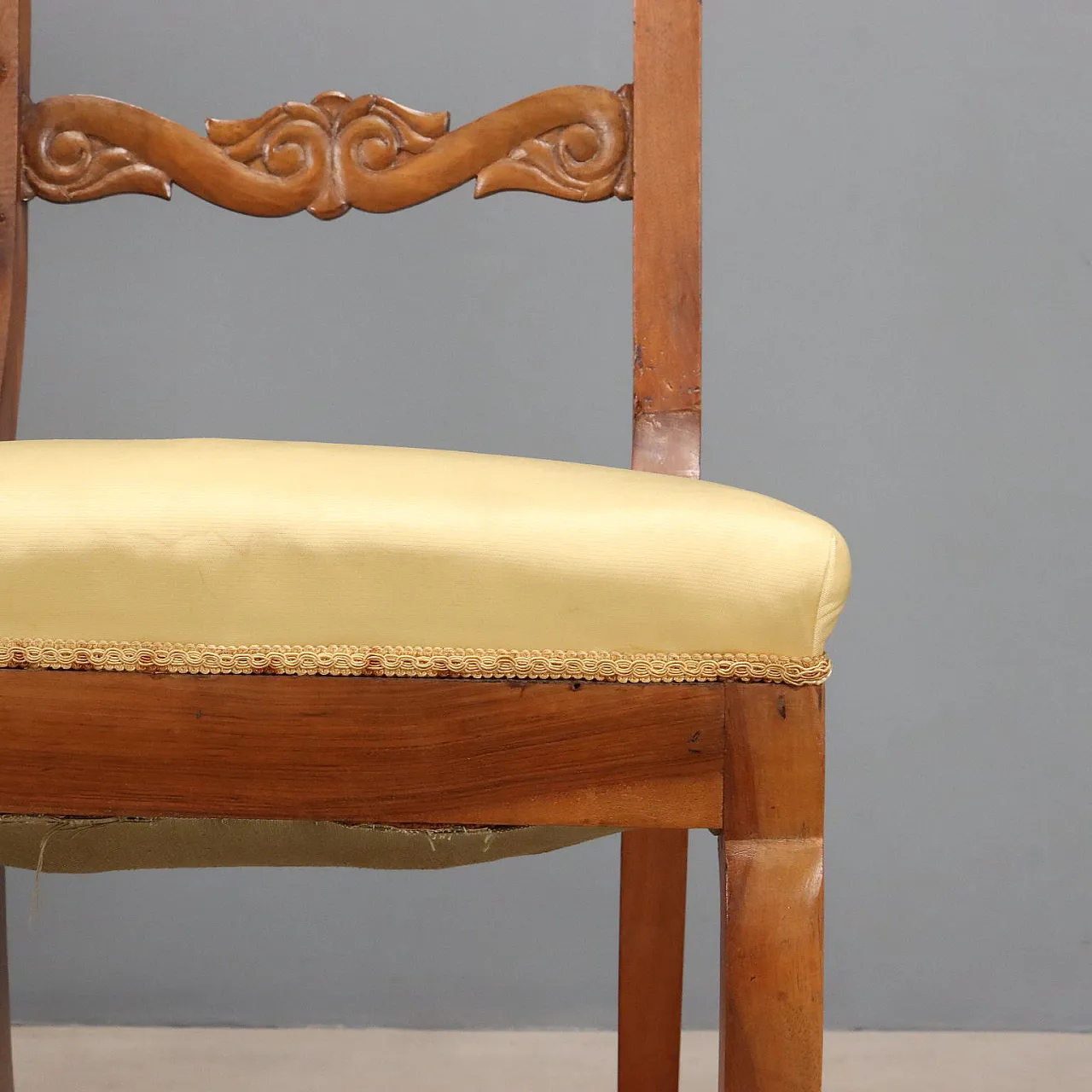 6 Sedie in noce, '800 7