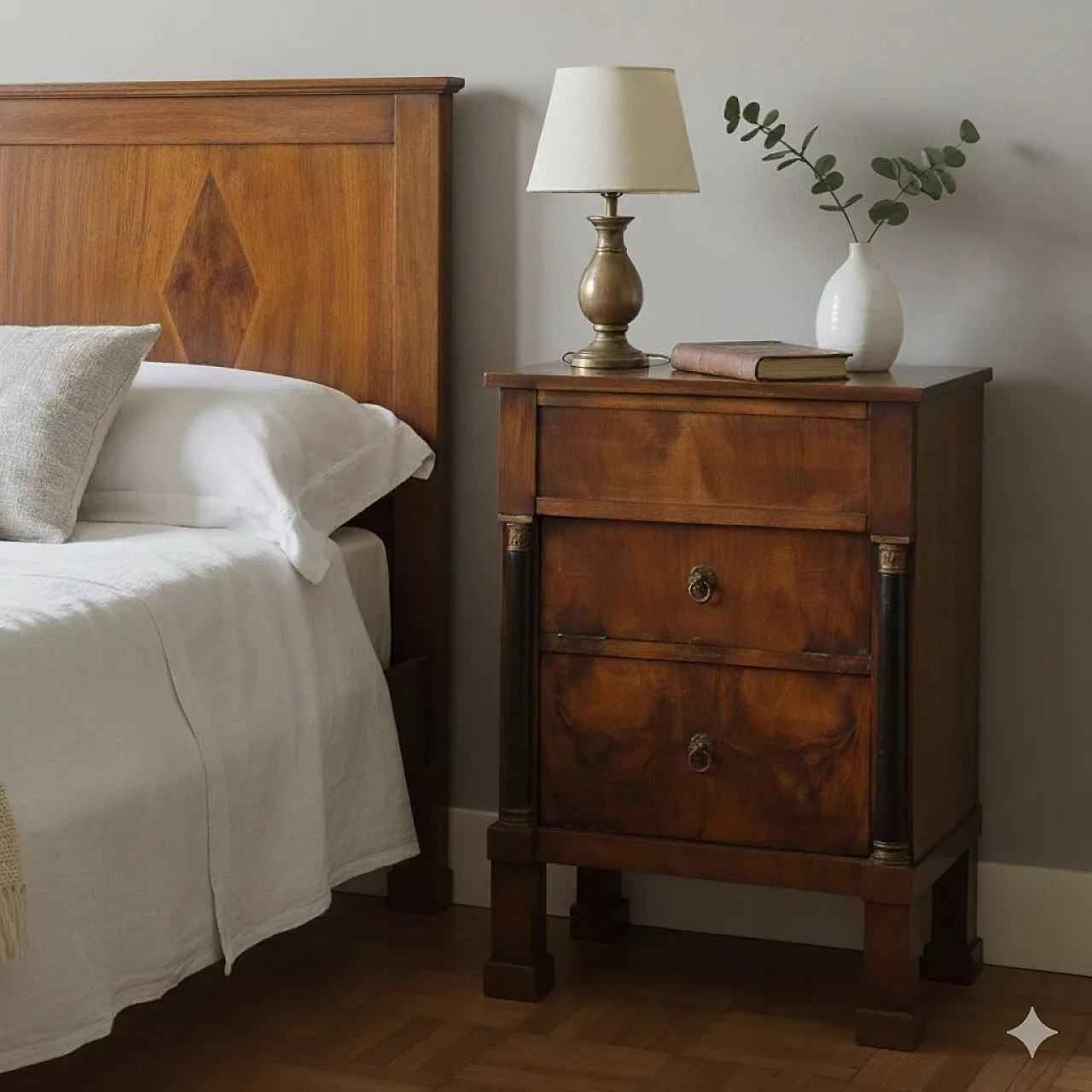 Comodino Impero, '800 2