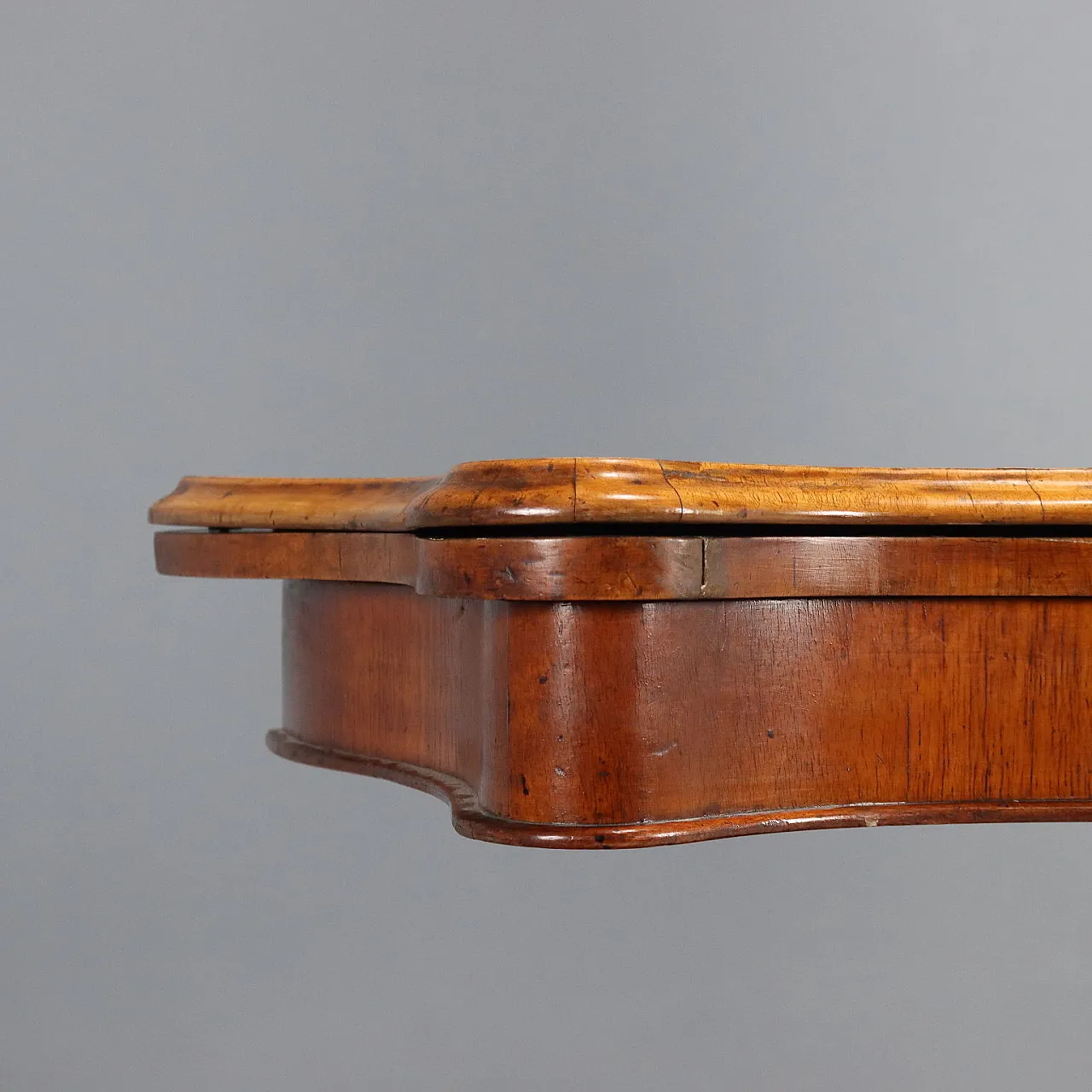 Tavolino da gioco in legno di noce, '800 6