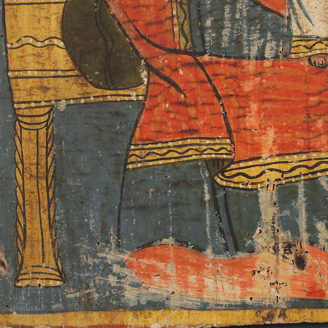 Icona Madonna con Bambino, tempera su tavola, '800 7