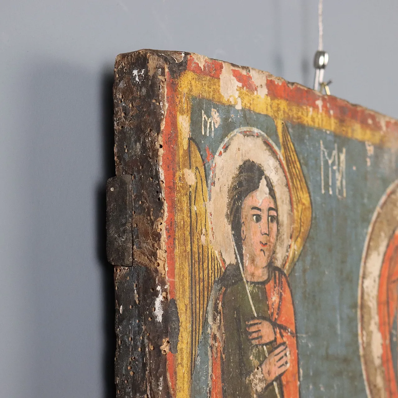 Icona Madonna con Bambino, tempera su tavola, '800 8