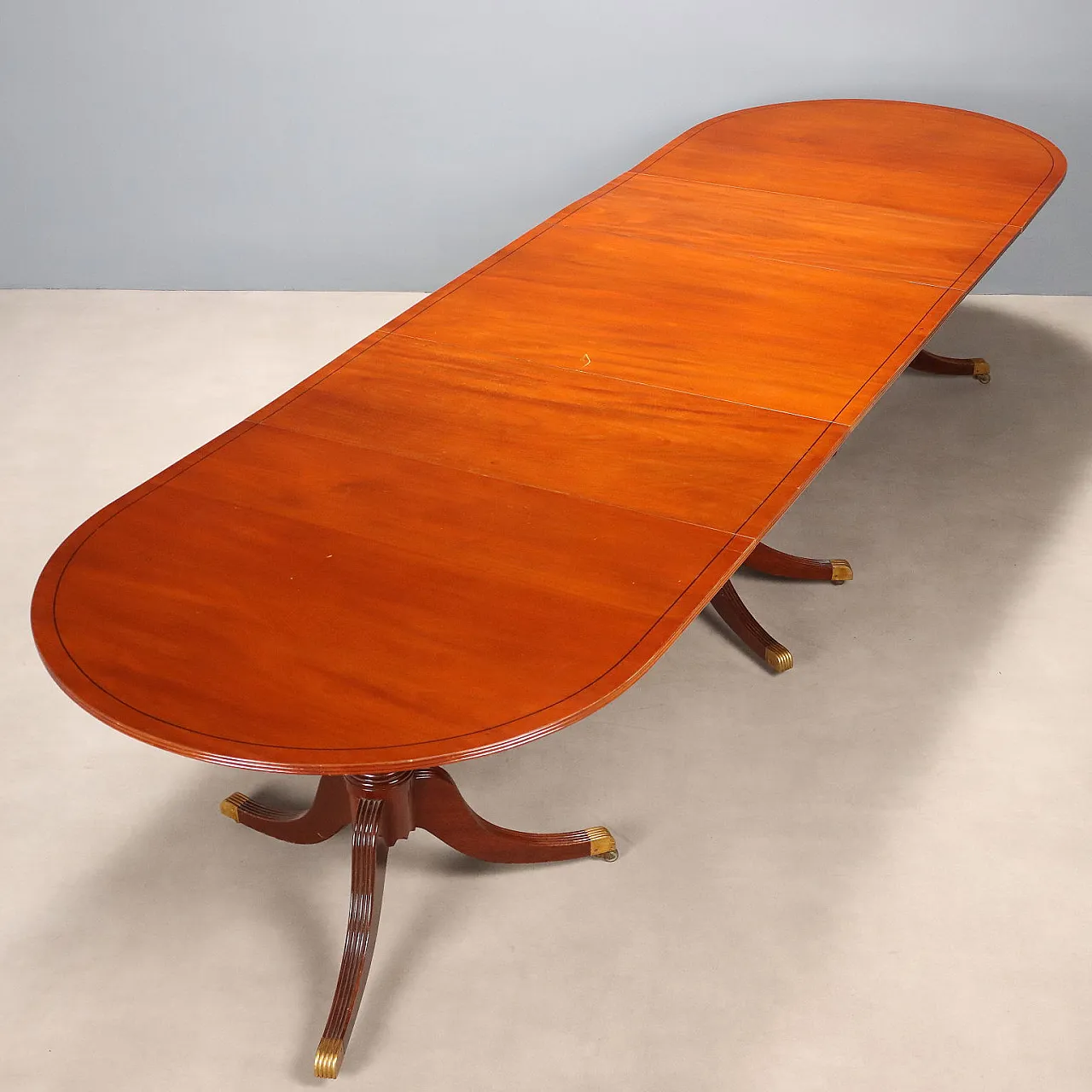 Tavolo in mogano componibile, '800 3