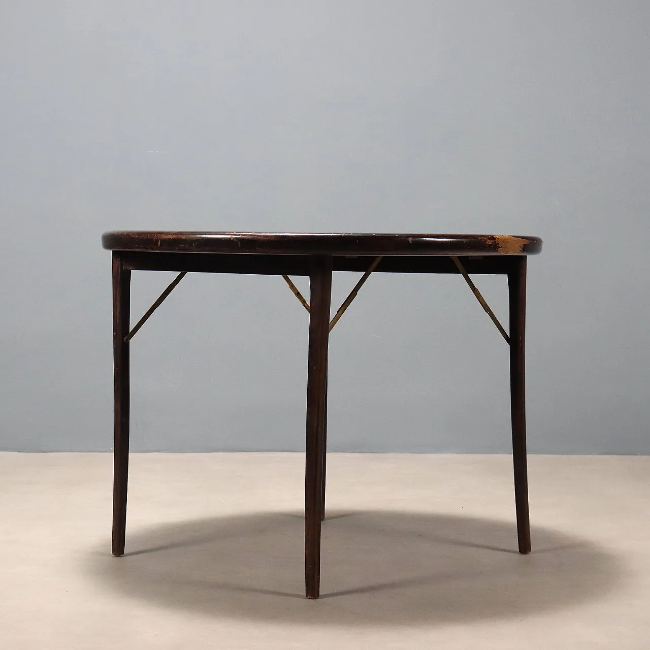 Tavolo da gioco in legno, anni '60 7