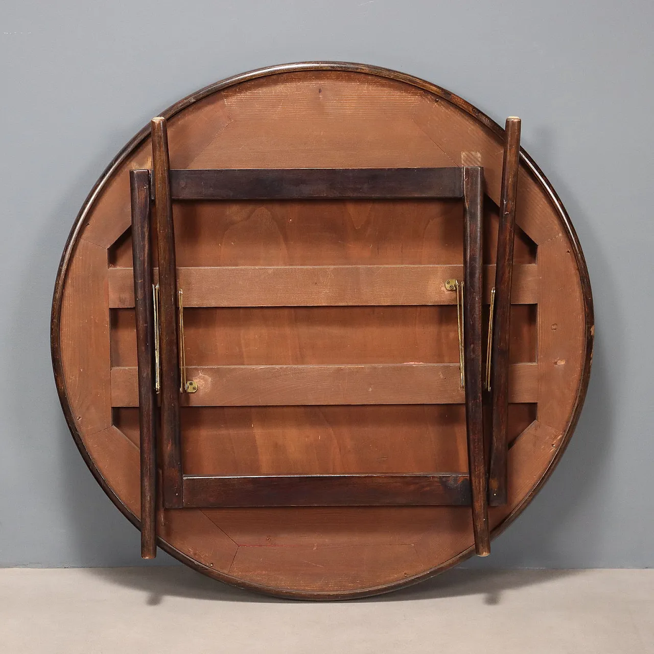 Tavolo da gioco in legno, anni '60 8