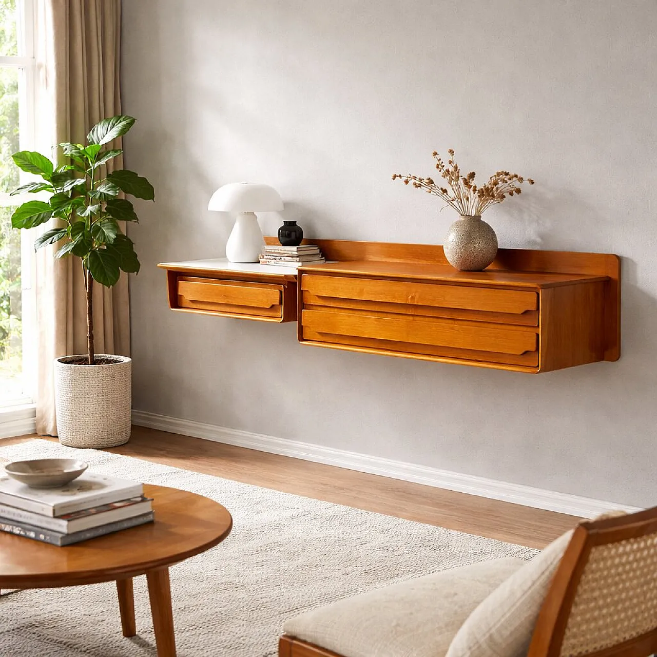 Mobile a cassetti pensile, anni '60 2