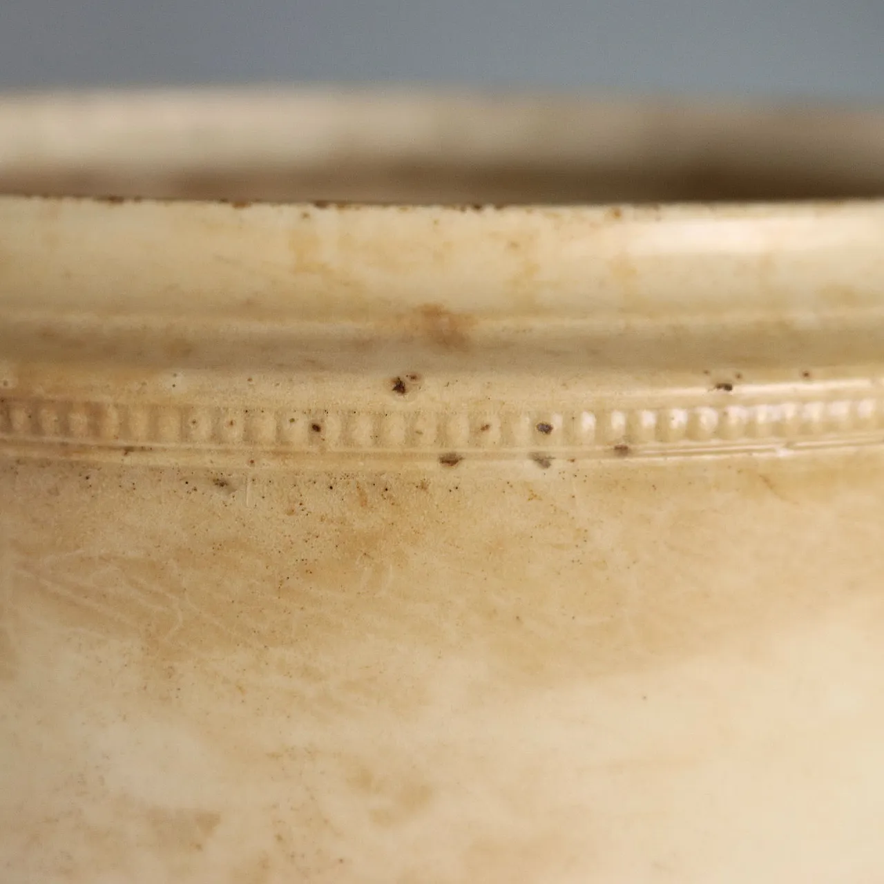 Zuppiera treppiede in stile neoclassico in terracotta, '800 4