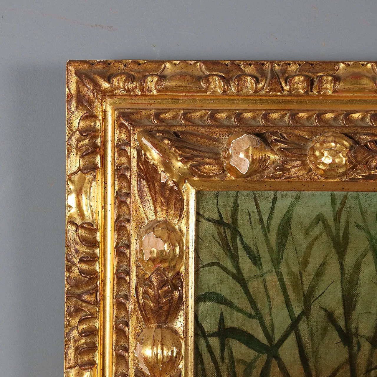 Mosè Affidato alle Acque del Nilo, olio su tela, '700 8