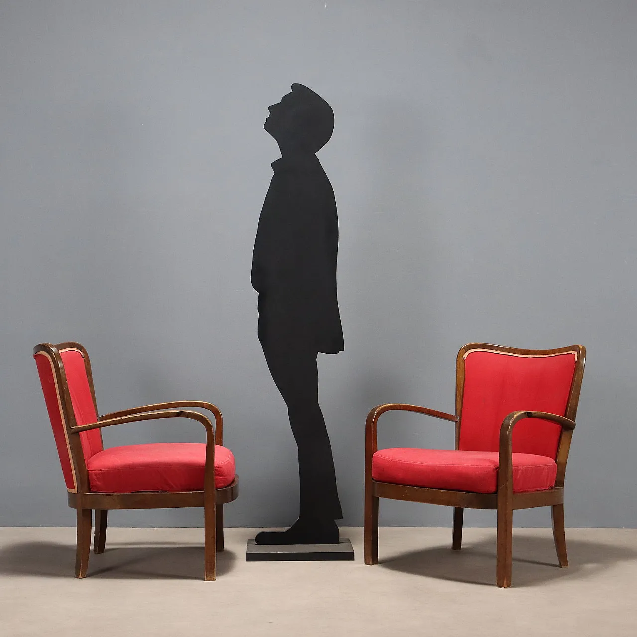 Coppia di poltrone, anni '50 3