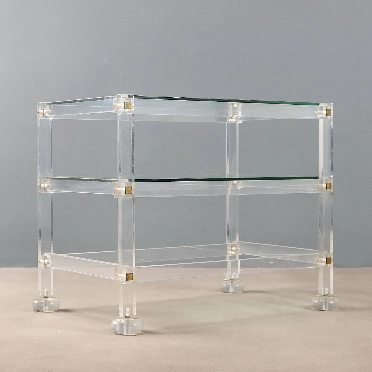 Tavolino in plexiglass, anni '80 7