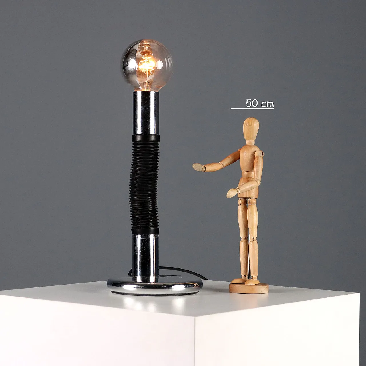 Lampada da tavolo Targetti Sankey, fine '900 2