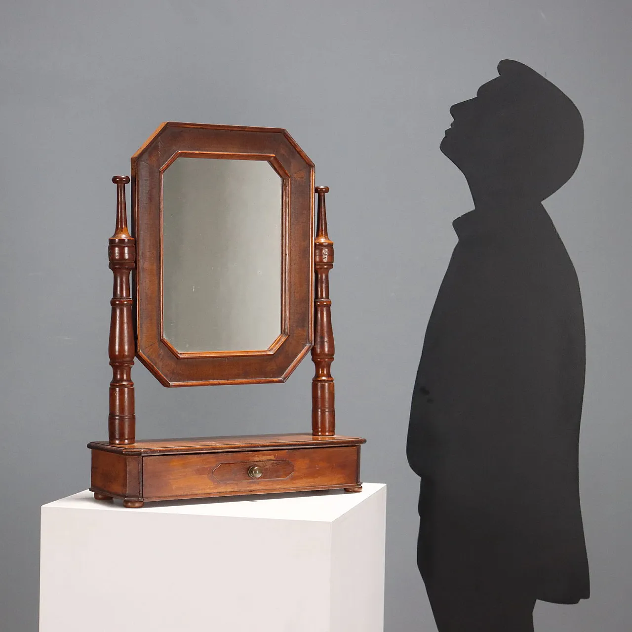 Psiche da appoggio in noce, '800 3