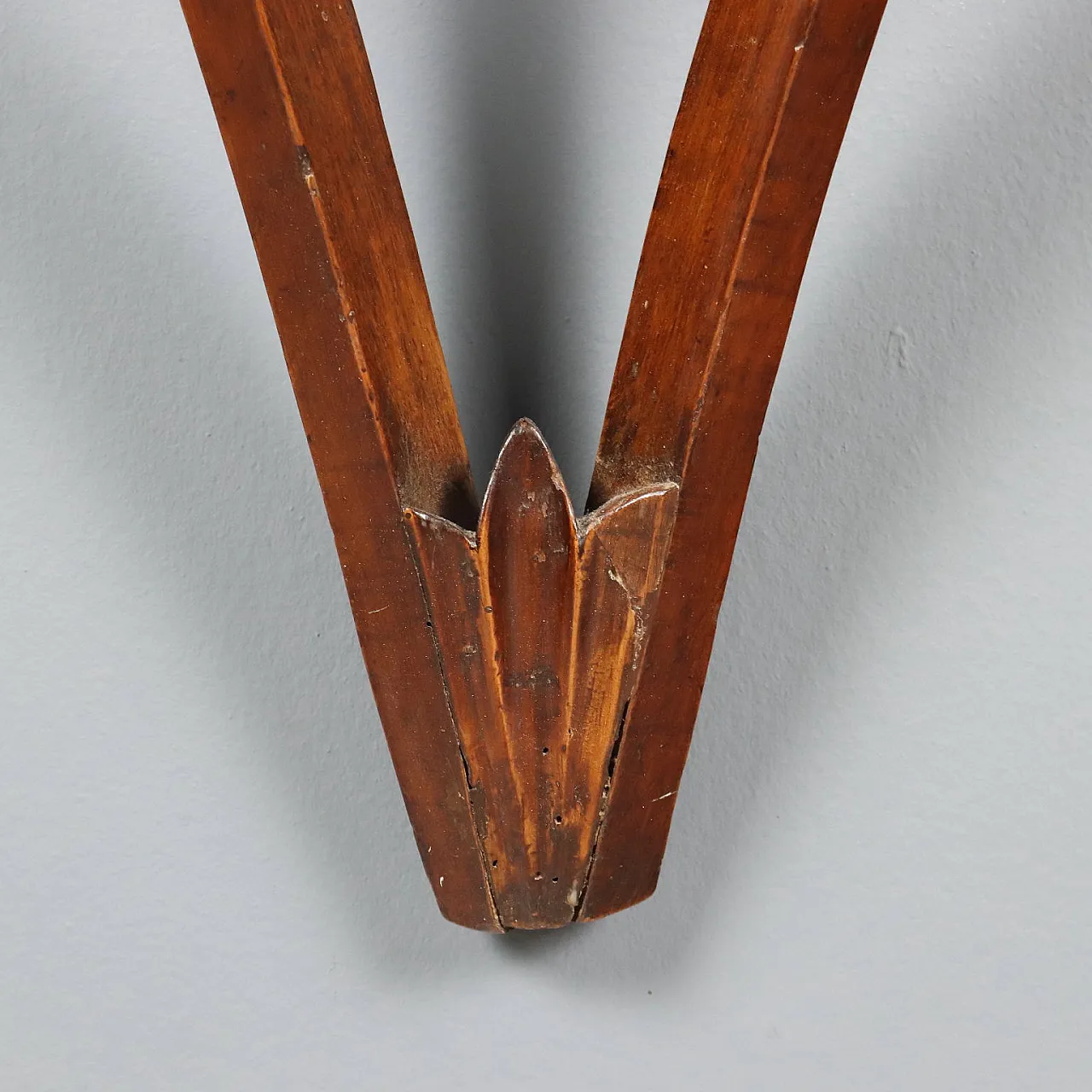 Consolle a goccia in legno di noce, '800 8