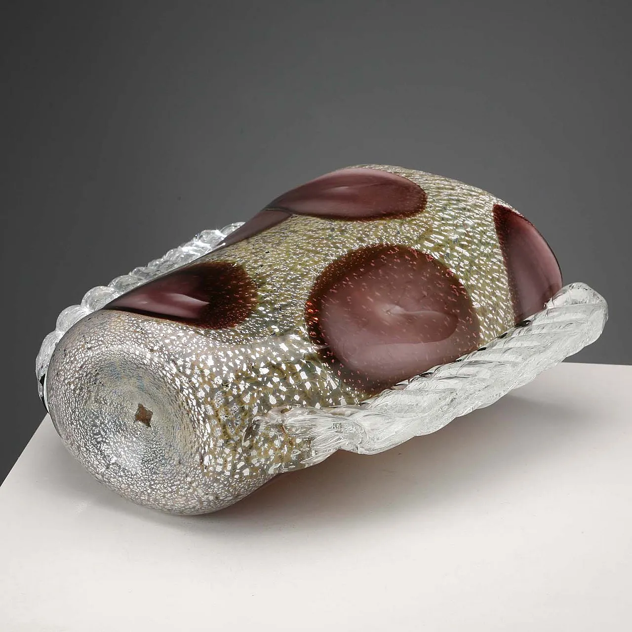 Murano glass vase in the manner of Ercole Barovier, 20th century 9