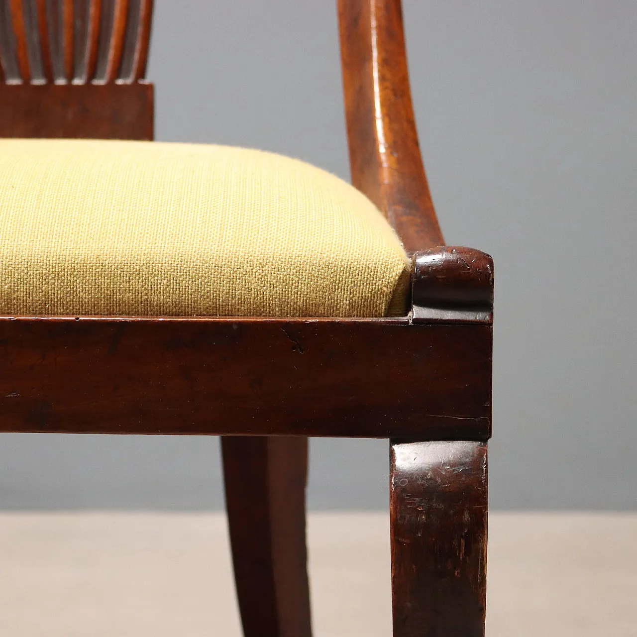 Pair of Gondola chairs, 19th century 4