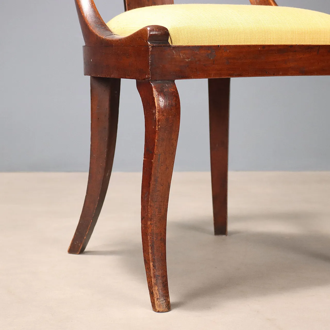 Pair of Gondola chairs, 19th century 5