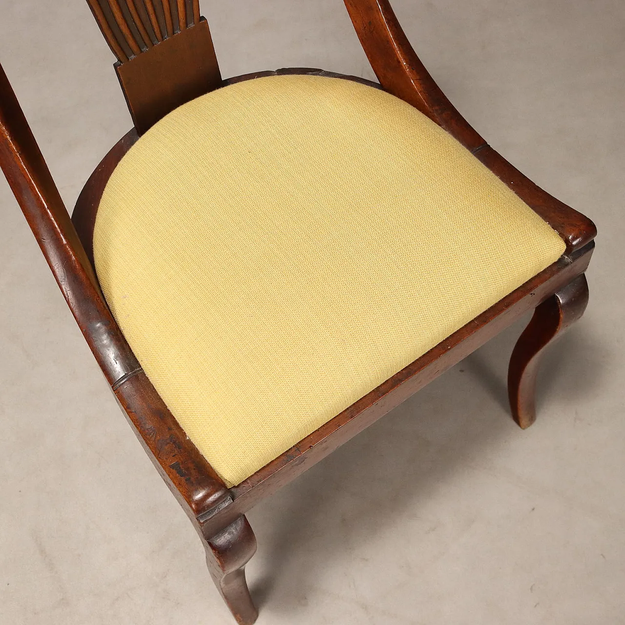 Pair of Gondola chairs, 19th century 6