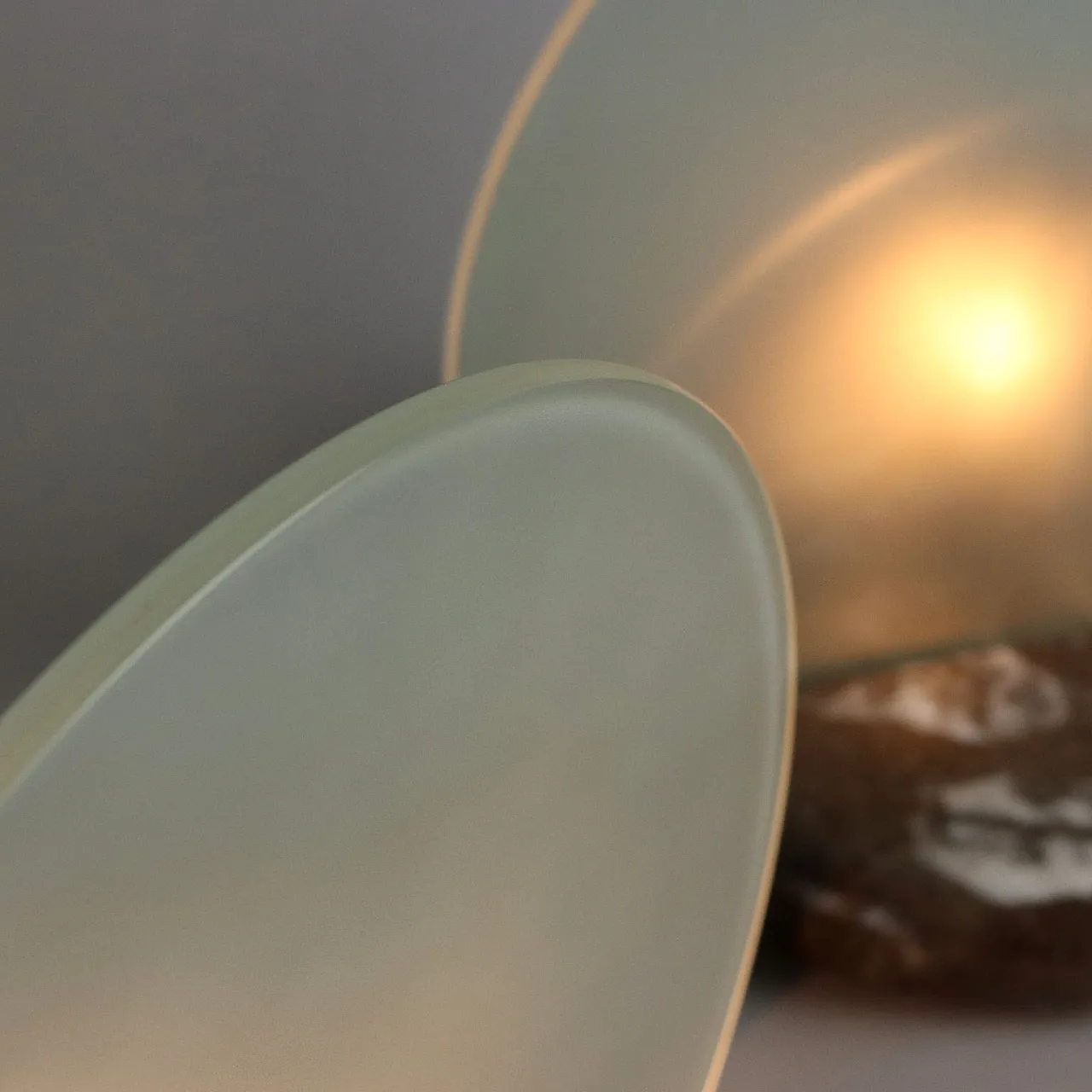 Pair of Gong table lamps by Bruno Gecchelin for Skipper, 1980s 5