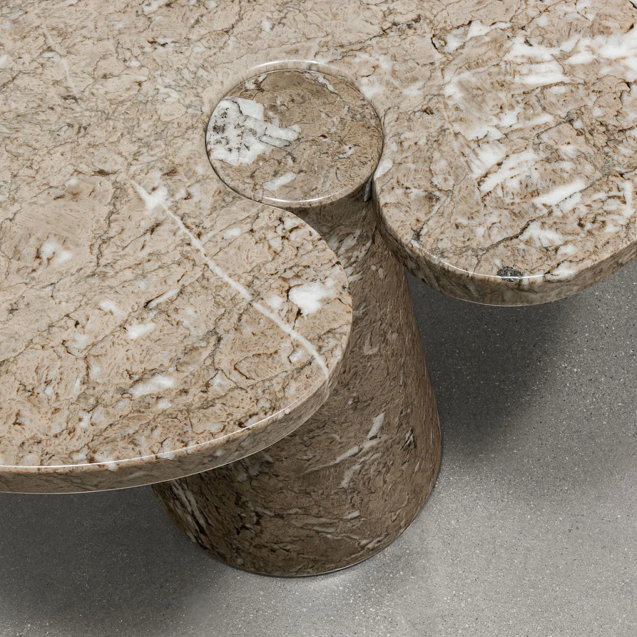 Mondragone marble gueridon by A. Mangiarotti for Skipper, 1970s 5