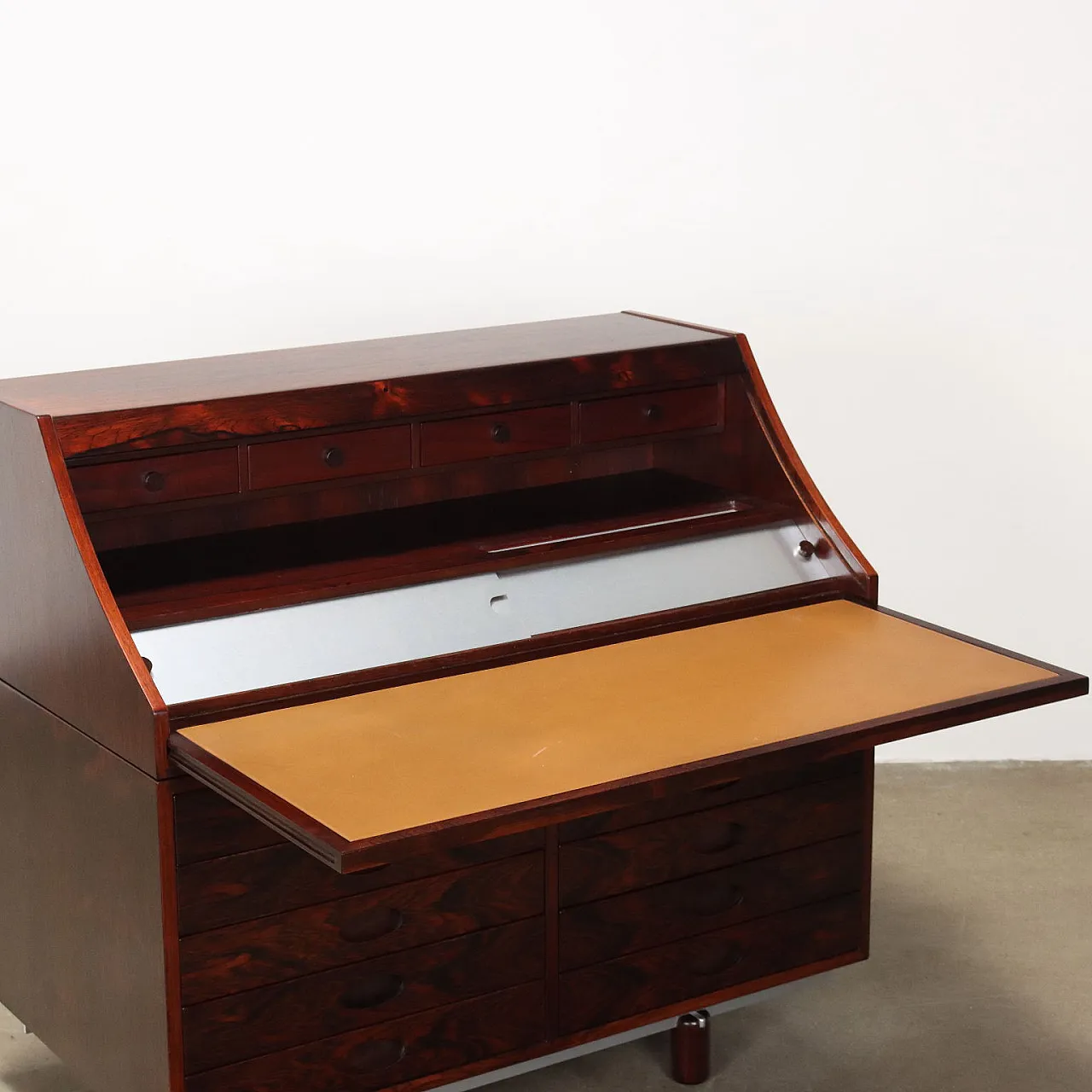 Flap desk by Gianfranco Frattini for Bernini, Italy, 1960s 4