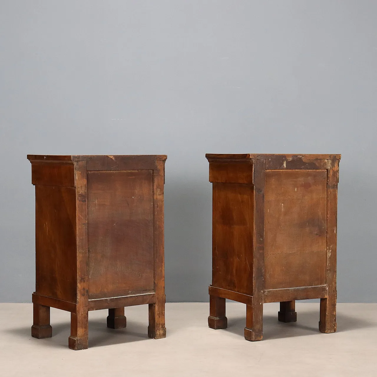 Pair of Empire bedside tables, 19th century 9