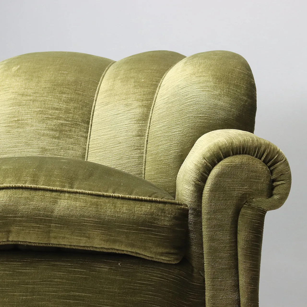 Sofa with spring padding and original fabric, 1950s 4