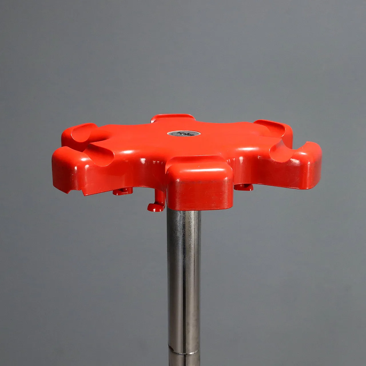 Coat rack with umbrella stand in plastic and metal, 20th century 3
