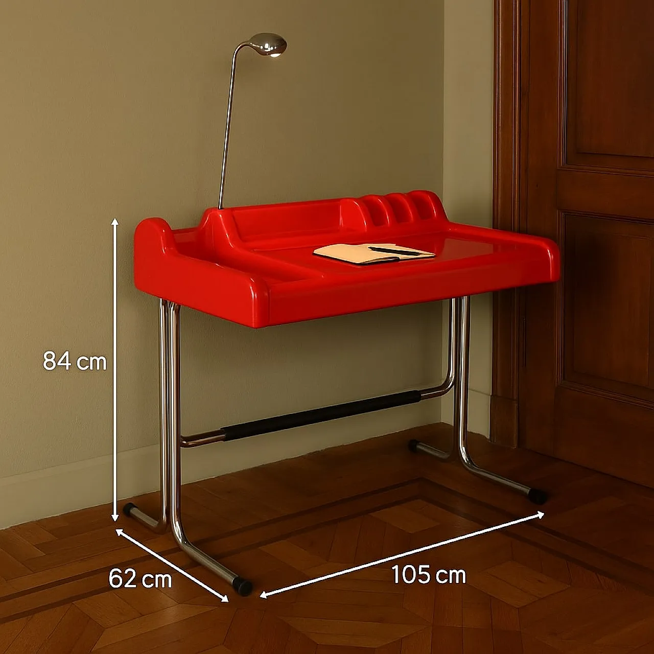 Orix writing desk by Vittorio Parigi & Nani Prina for Molteni&Co, 1970 2
