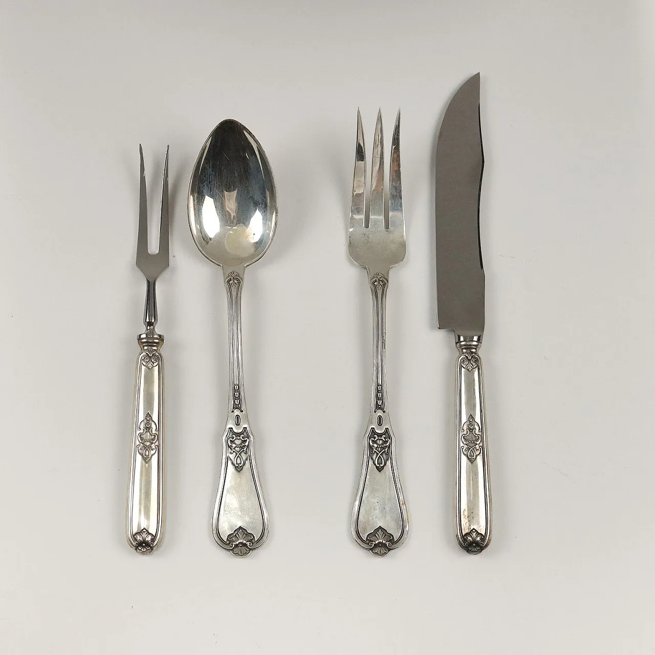 Servizio di posate in argento, '900 6