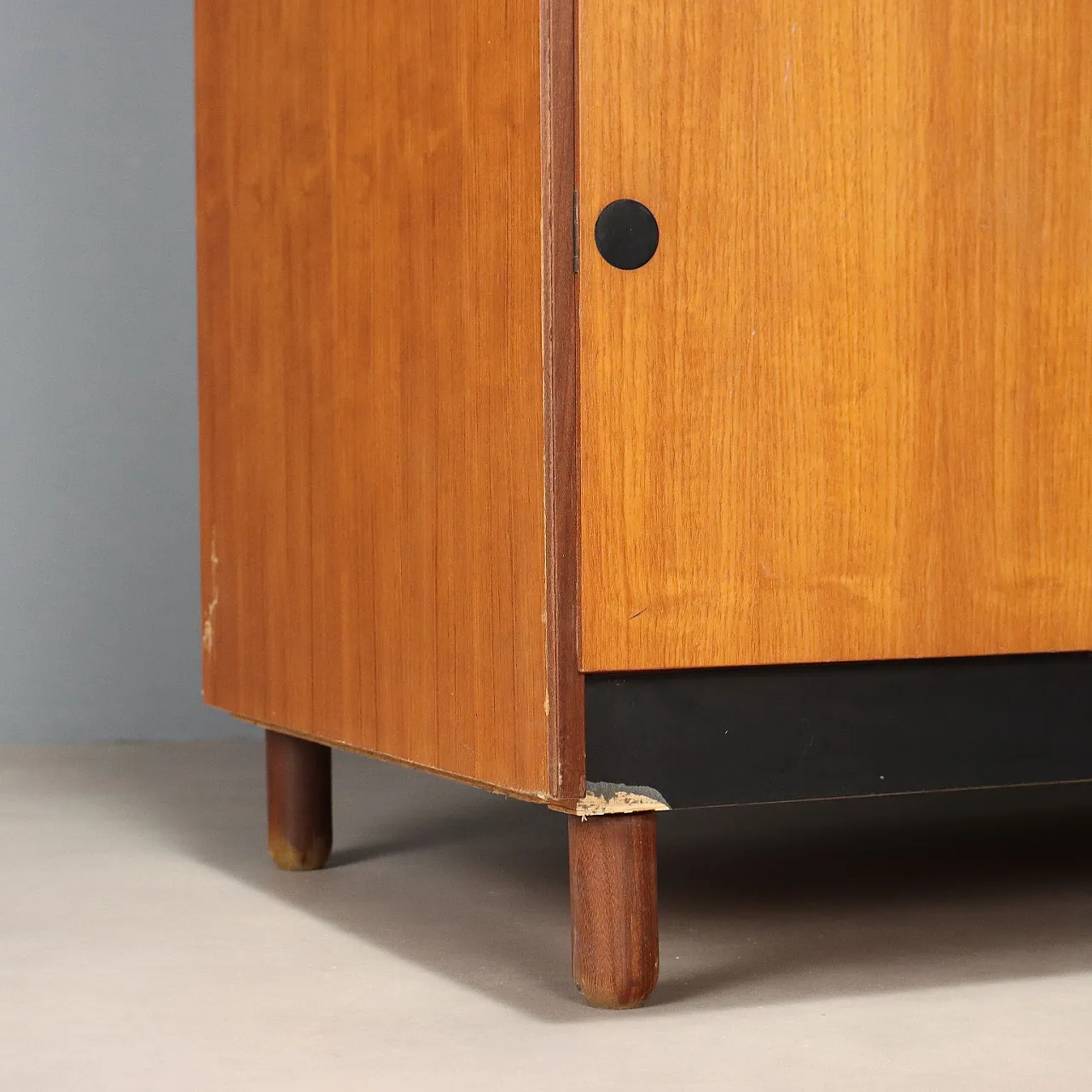 Mobile contenitore in impiallacciatura di teak, '900 7