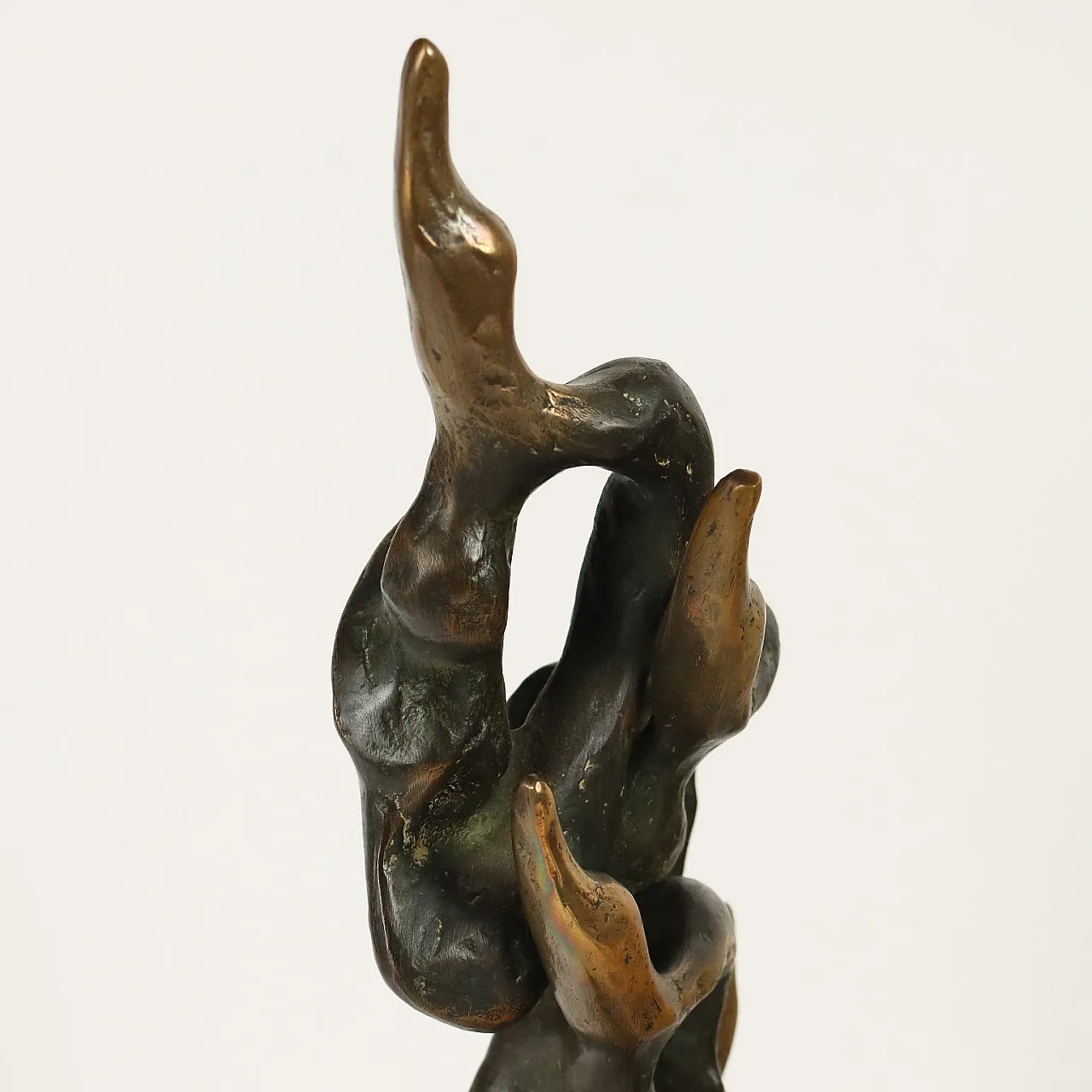 Gino Masciarelli, Volo d'anatre, bronze sculpture 3