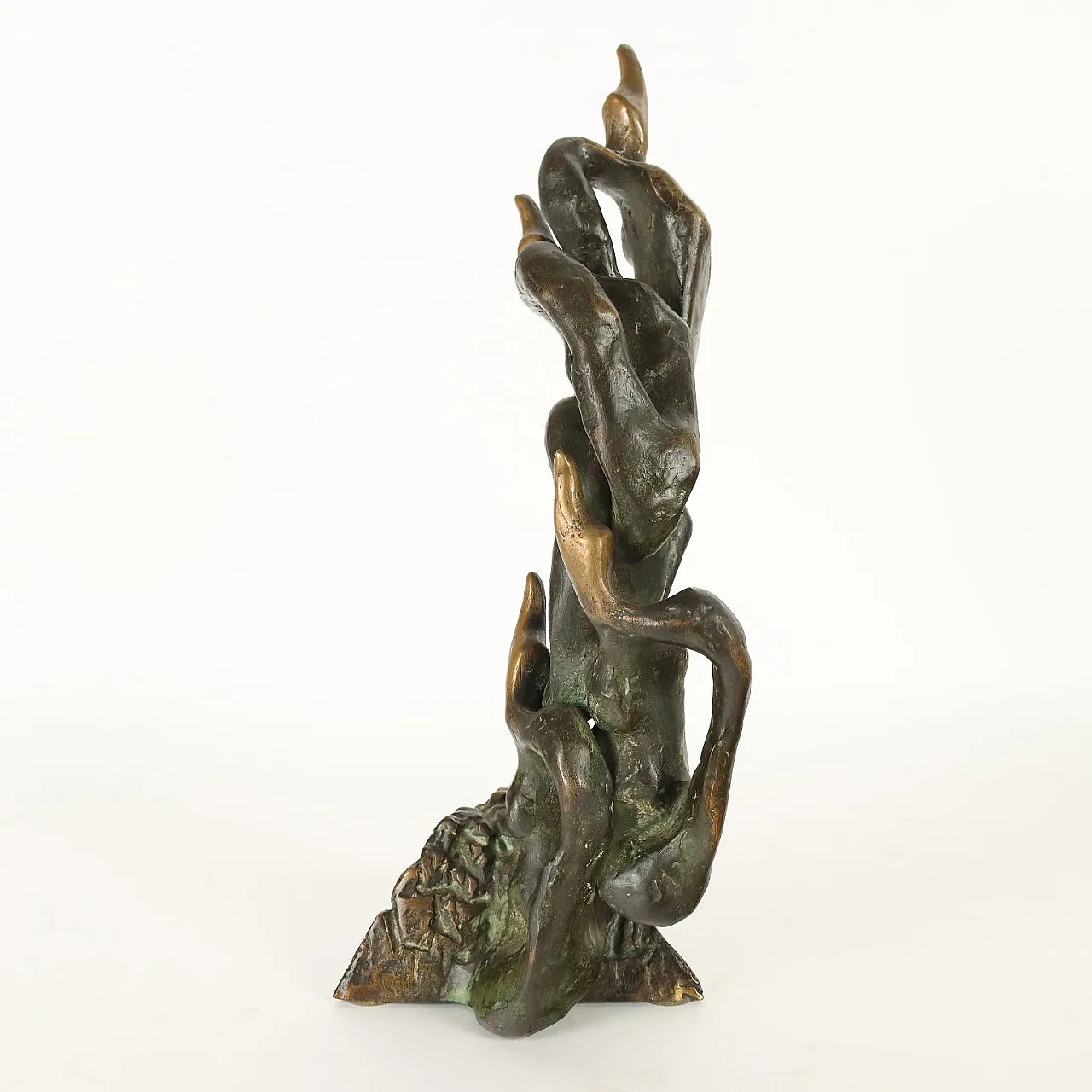 Gino Masciarelli, Volo d'anatre, bronze sculpture 5
