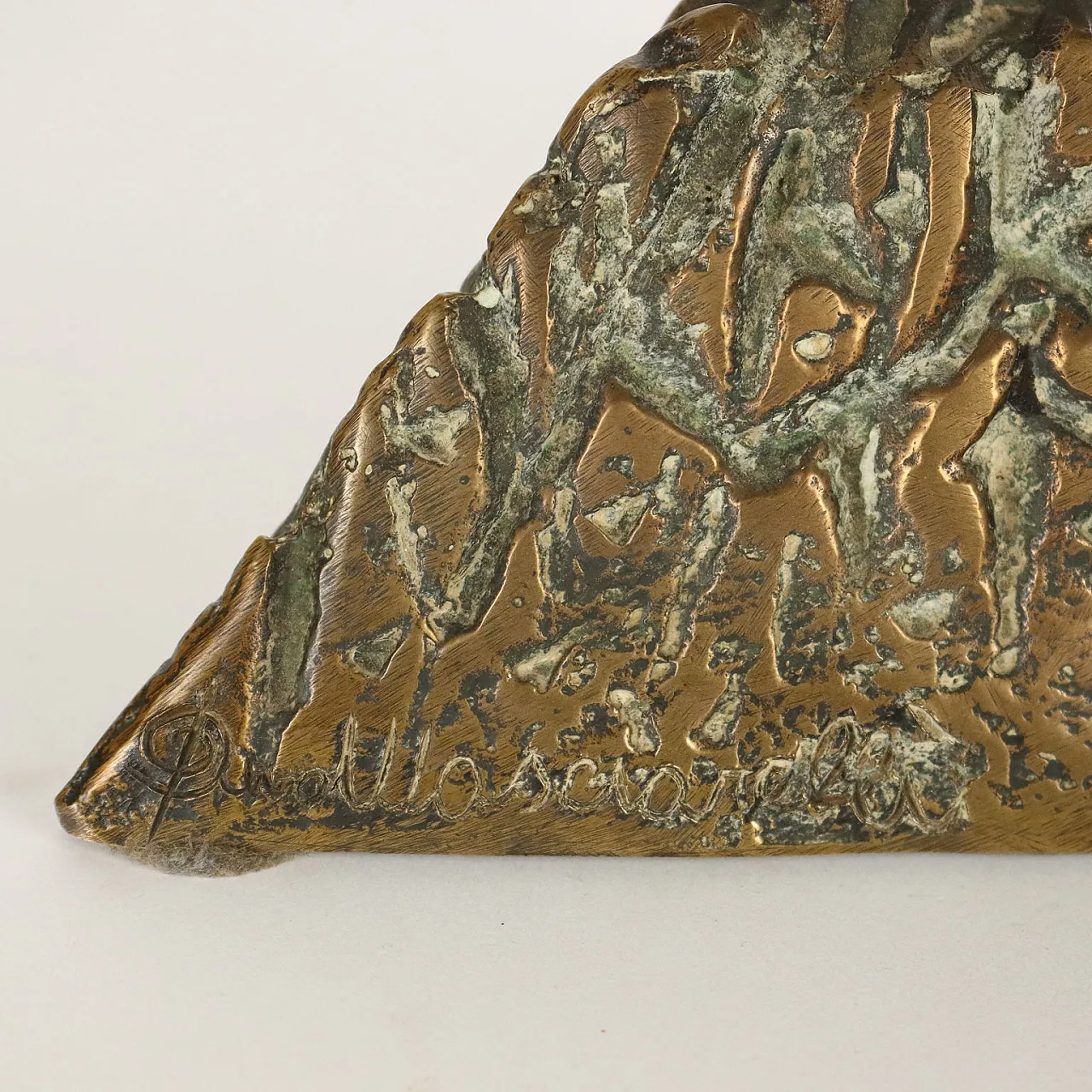 Gino Masciarelli, Volo d'anatre, bronze sculpture 7