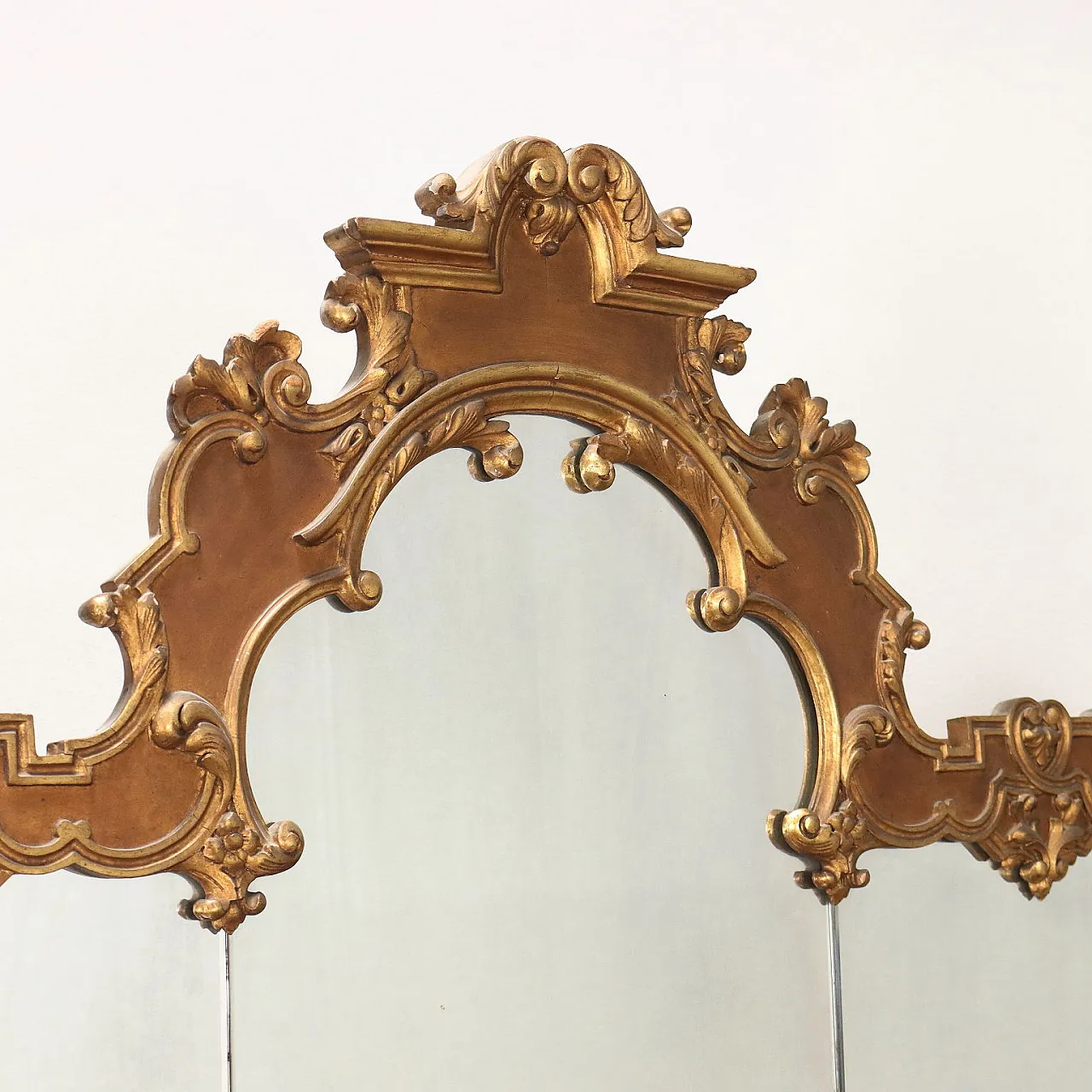 Neo-Renaissance dresser with mirror, 20th century 4