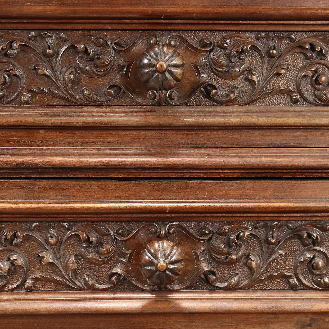 Neo-Renaissance dresser with mirror, 20th century 10