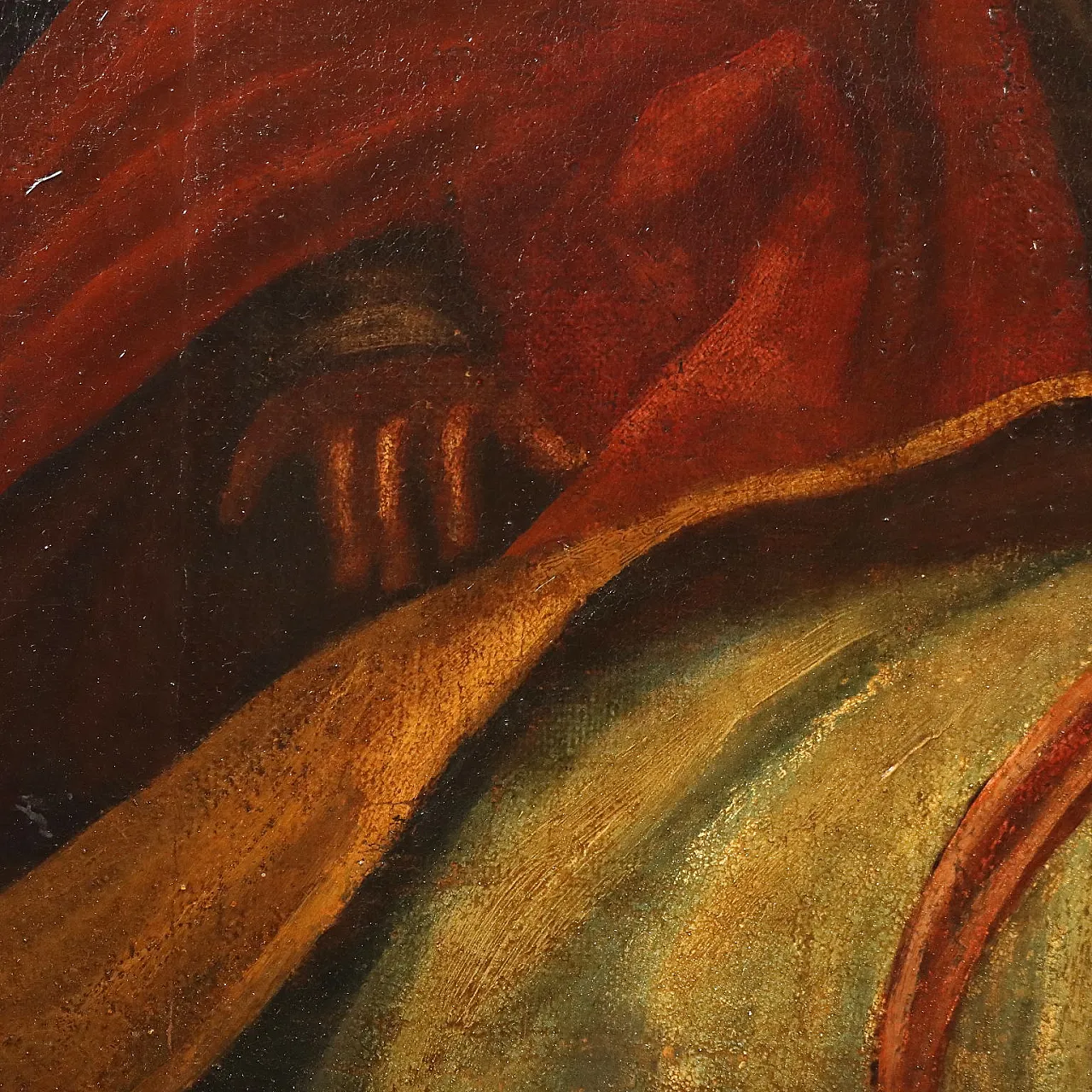 Moses saved by the Waters, oil on canvas, 17th century 8